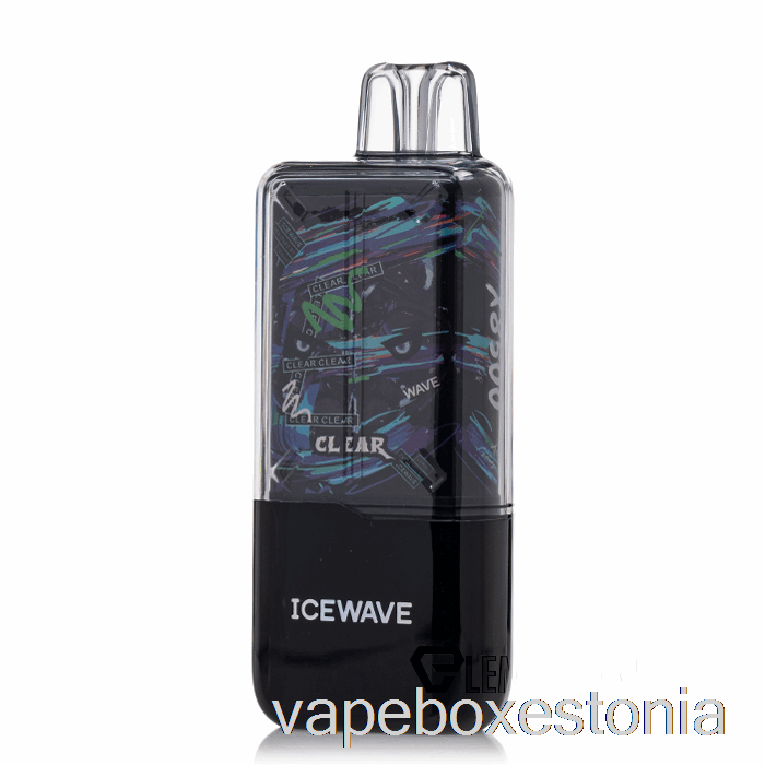 Vape Box Estonia Icewave X8500 ühekordne Läbipaistev
